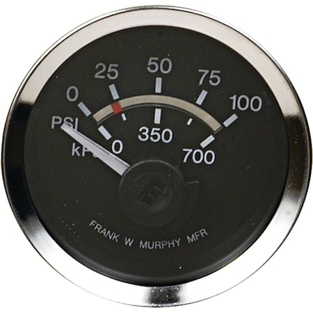 Aftermarket F.W. Murphy Oil Pressure Gauge FWM-EGS21P100-12-JN